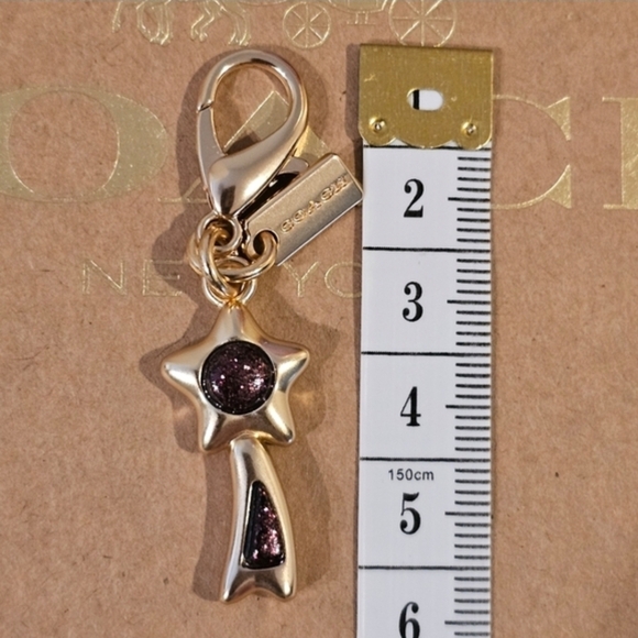 Coach Small Purple Star Charm Bag - Picture 4 of 4